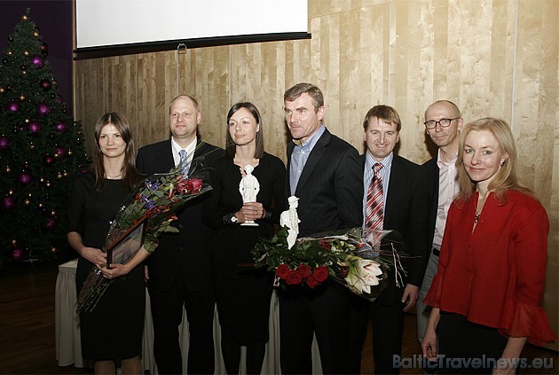 Kategorijas ABSOLŪTĀ KLASE Gada cilvēks tūrismā 2009 uzvarētāji apbalvošanas ceremonijā 38783