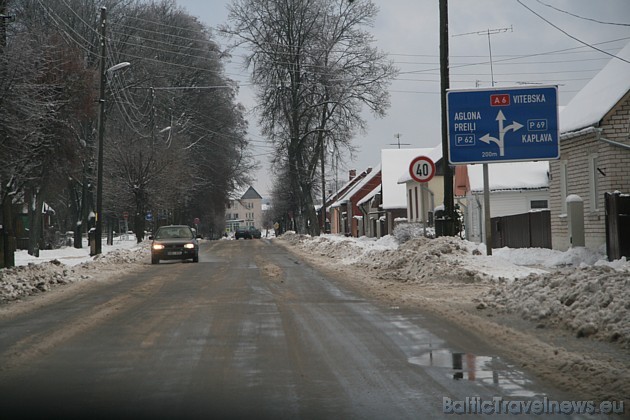 Latgales pusē ceļi ir labi izbraucami 38981