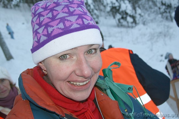 Arī Baltictravelnews.com izmēģina Ogres Zilo kalnu sniegotās trases 39236