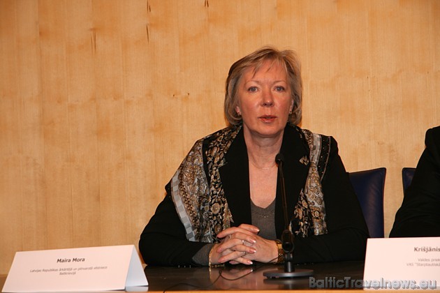 Maira Mora, Latvijas Republikas ārkārtējā un pilnvarotā vēstniece Baltkrievijā, uzteiz sadarbības uzsākšanu 39306