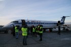 Pirmo Belavia lidojumu uz Rīgu svinīgi sagaidīja lidostas un plašsaziņas līdzekļu pārstāvji 3
