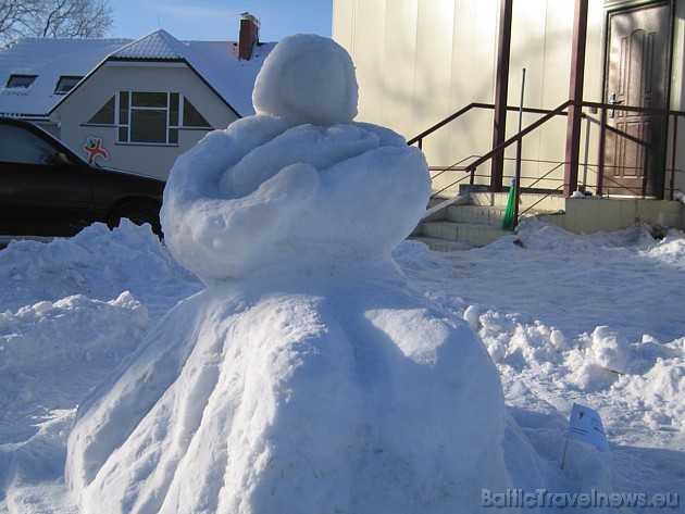 Sniega skulptūru plenēra eksponāts 39431