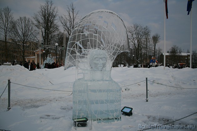 Ledus skulptūru festivālā šogad piedalījās rekordliels dalībnieku skaits 39883