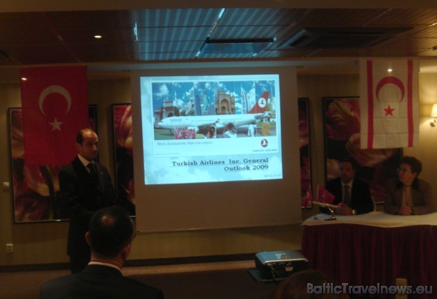 Ziemeļkipras tūrisma industrija sadarbojas ar lidsabiedrību Turkish Airlines 40131