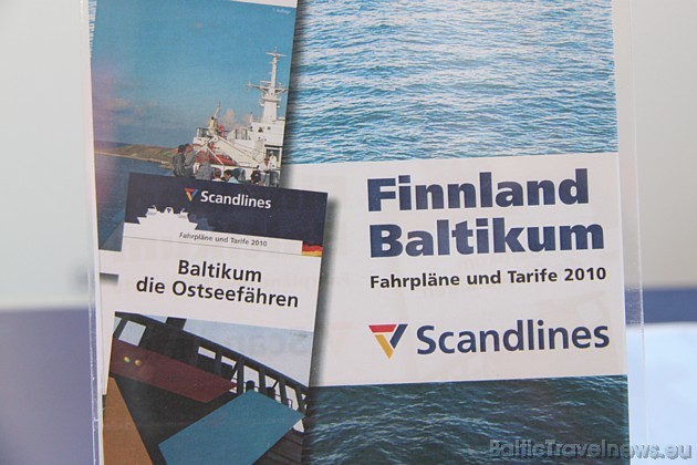 Scandlines apmeklētājus informēja par kuģu braucieniem uz Somiju un Baltijas valstīm 41236