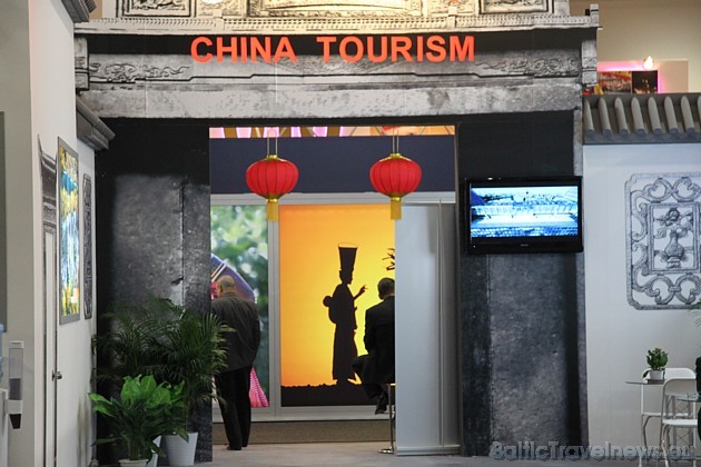 Ķīnas stends izstādē. Vairāk informācijas par Ķīnu iespējams atrast interneta vietnē www.cnto.org 41241