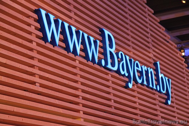 Vācijas federālās zemes Bavārijas stends. Vairāk informācijas par Bavāriju iespējams atrast interneta vietnē www.bayern.by 41247