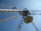 Irbenes radiolokatora visaugstākais punkts - signālu uztvērējantena 15