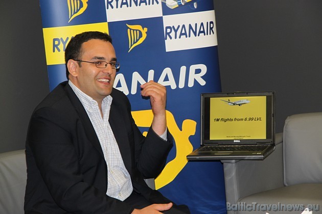 Lai atzīmētu šo svarīgo notikumu, Ryanair piedāvā 1 000 000 biļešu par 6,99 LVL virknei galamērķu savā maršrutu tīklā 45470