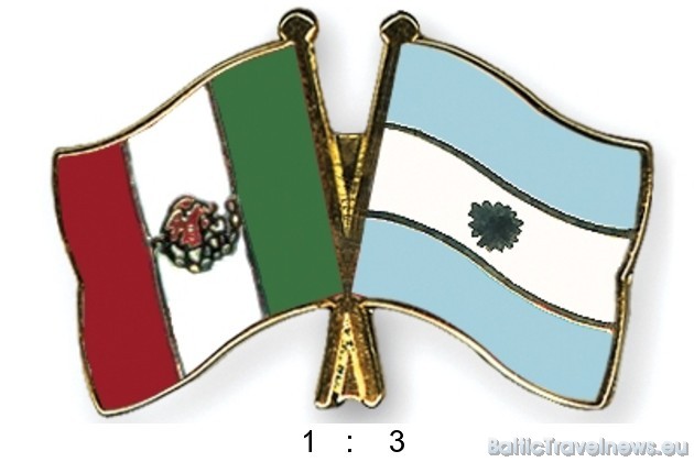 Pasaules Futbola čempionātā 27.06.2010 norisinājās spēle starp Meksiku un Argentīnu, kurā uzvarēja Argentīna 45618