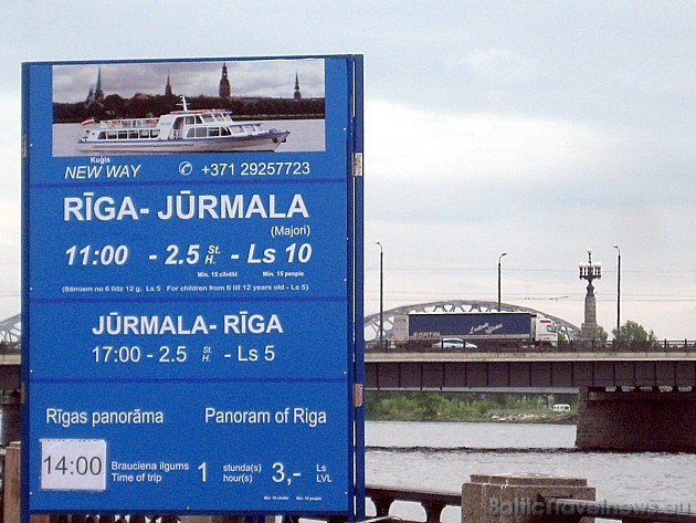 Atpūtai var izvēlēties gan braucienu uz Jūrmalu, gan arī Rīgas īpašo panorāmas braucienu 45640
