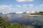 22.07.2010 Rīgā ienāca 4 lieli pasažieru kuģi, bet tikai trīs no tiem varēja pietauvoties tuvāk Vecrīgai 1