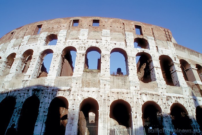 Savulaik Kolizejs bija Romas impērijas lielākais amfiteātris, kurā uz dzīvību un nāvi cīnījās gladiatori
Foto: Fototeca ENIT 47738
