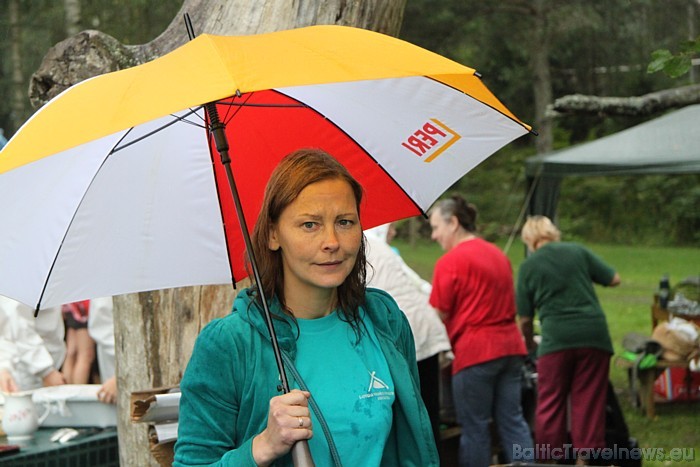 Latvijas Viesnīcu un restorānu asociācija (LVRA) 21.08.2010 rīkoja sporta spēles Līgatnē. Attēlā LVRA izpilddirektore Santa Graikste 48460