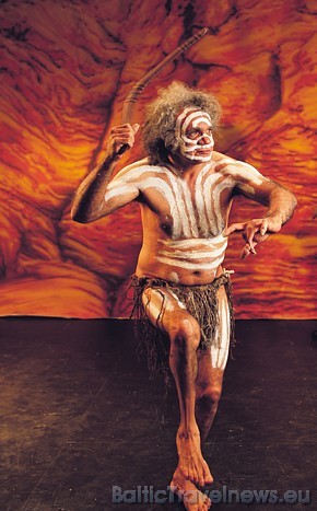 Austrālijā iespējams iepazīties ar unikālo aborigēnu -  Austrālijas pirmiedzīvotāju - kultūru un tradīcijām
Foto: SATC 49420
