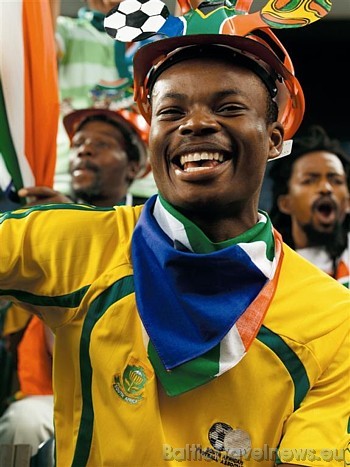 Līksmība futbola čempionātā 
Foto: South African Tourism 49471