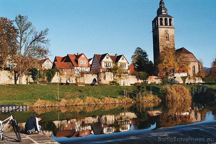Ziemeļhesene ir tā Vācijas vieta, kas tiek uzskatīta par leģendāro pasaku meistaru brāļu Grimmu dzimto vietu 
Foto: Stadt Bad Sooden-Allendorf 49474