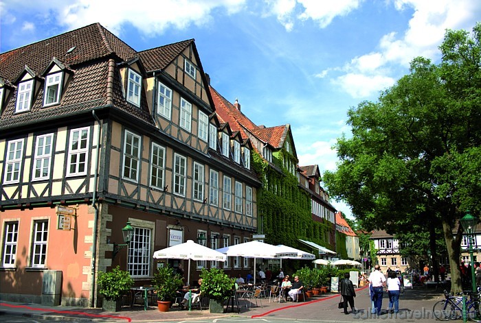 Vecpilsētā vērojams tipiskās vācu arhitektūras stils
Foto: ©Hannover Marketing und Tourismus GmbH 49528