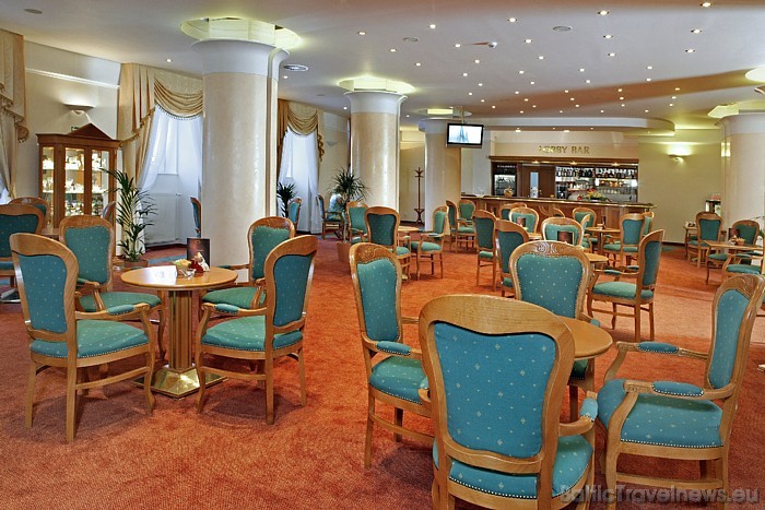 Viesnīcas Centralni Lazne lobija bārs
Foto: Marienbad Kur & Spa Hotels 49582