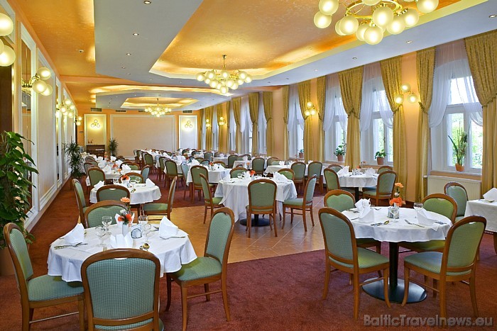 Viesnīcā pieejams restorāns, kas nosaukts Gētes vārdā, kā arī lobija bārs
Foto: Marienbad Kur & Spa Hotels 49583