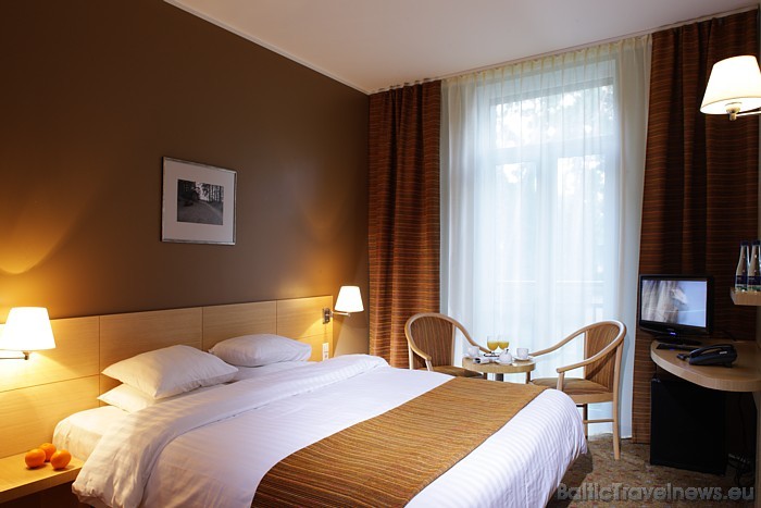 Viesnīca piedāvā arī divus numurus ar skatu uz jūru. Foto: www.amberhotel.lv 49958