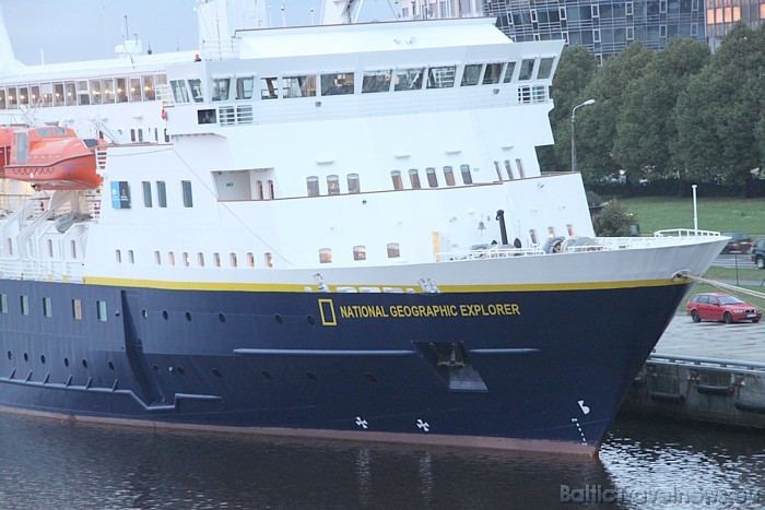 2010.gada 16.septembrī Rīgas ostā pietauvojās kruīzu kuģis National Geographic Explorer 49976