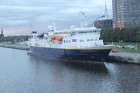 Amerikāņu luksusa ekspedīciju kruīza kuģis Rīgā ierodas katru gadu ap šo laiku 2