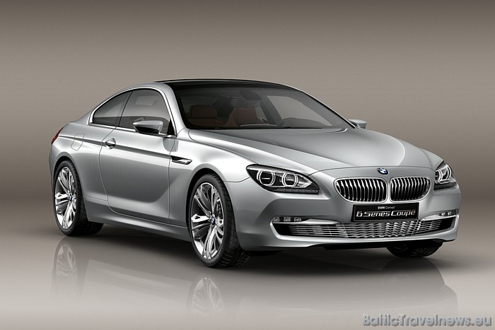 BMW prezentē jauno 6.sērijas kupejas konceptu, bet vairāk informācijas presei tiks nodota Parīzes autoizstādē 2010. Foto: BMW.com 50242