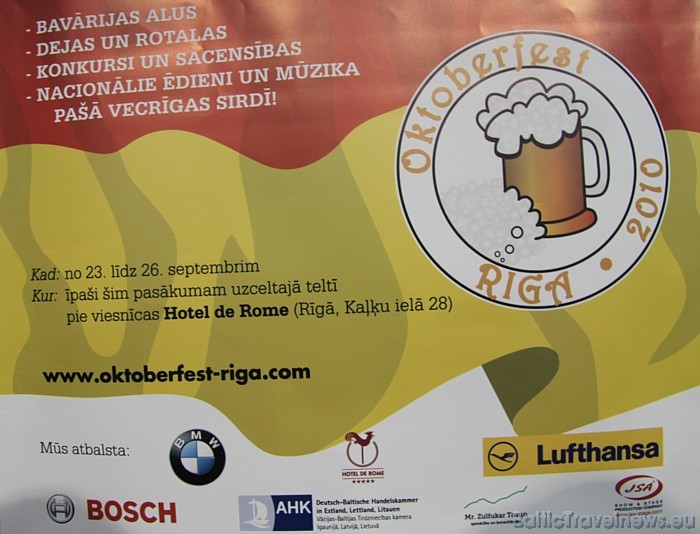 Vairāk informācijas www.oktoberfest-riga.com 50306