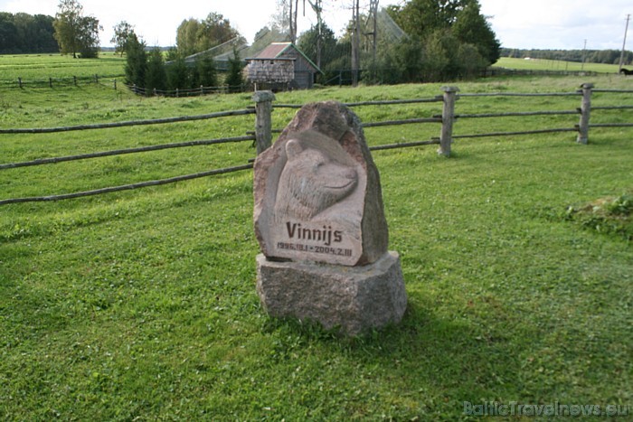 Zoo uzstādīts piemineklis lācim Vinnijam, kas mita Cīruļos no 1996. līdz 2004. gadam 50814