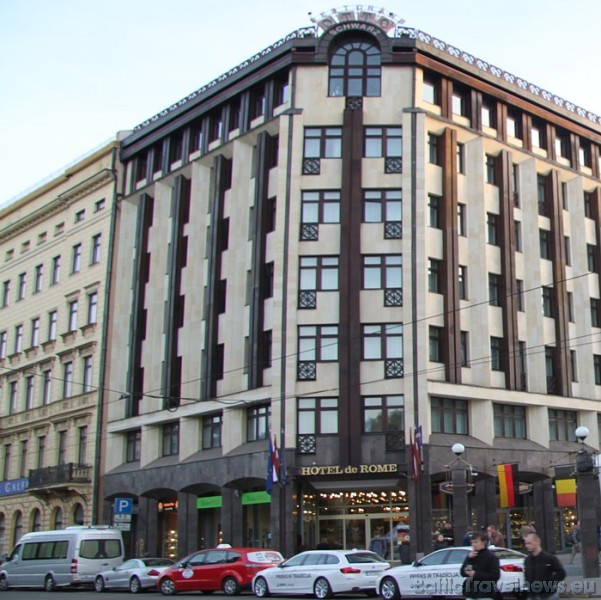 Restorāns Otto Schwarz atrodas piecu zvaigžņu viesnīcas Hotel de Rome 7. stāvā 50999