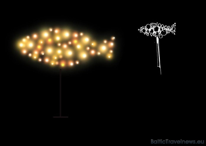 Zivju restorāns Le Dome gaismas festivāla Staro Rīga laikā tiks īpaši izgaismots
Attēlā: Kristiānas Kalniņas ideja 52244