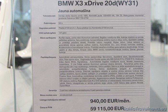 Jaunais BMW X3 pie WESS Select 52438