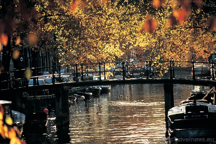 Pilsētu arhitektūras paraugs modernajā pasaulē - tā Amsterdamas kanālu sistēmu nodēvējusi organizācija Unesco
Foto: Netherlands Board of Tourism & Co 52444