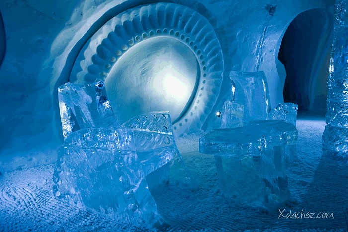 Viesnīcas Hôtel de Glace adrese ir Hôtel de Glace Québec-Canada inc., 9530, rue de la Faune, Québec, Québec Canada G1G 5H9 
Foto: ©Xdachez.com 53915