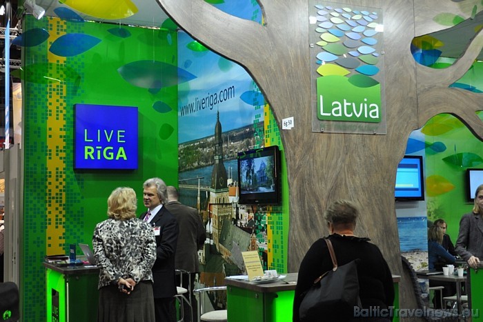 Izstādē piedalījās arī Latvija
Foto: Baltic Travel Group 54340