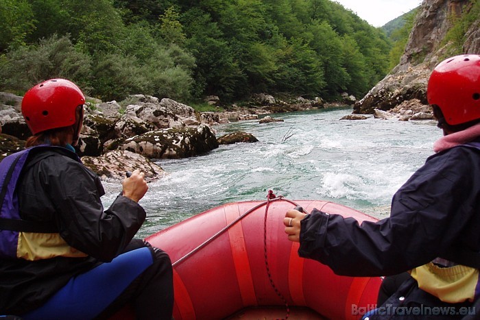 Taras upe ir iecienīta vieta asu izjūtu cienītājiem, kas izmēģina raftingu 
Foto: Vita Kūlīte, Relaks Tūre 54582