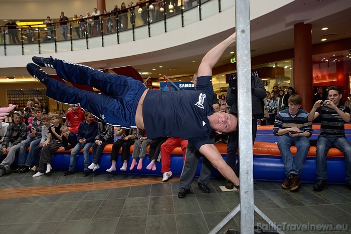 Par ielu vingrotāju talantu un sportisko formu varēja pārliecināties, pērn TV ekrānos vērojot šovu Zelta talanti
Foto: Kaspars Garda 54772