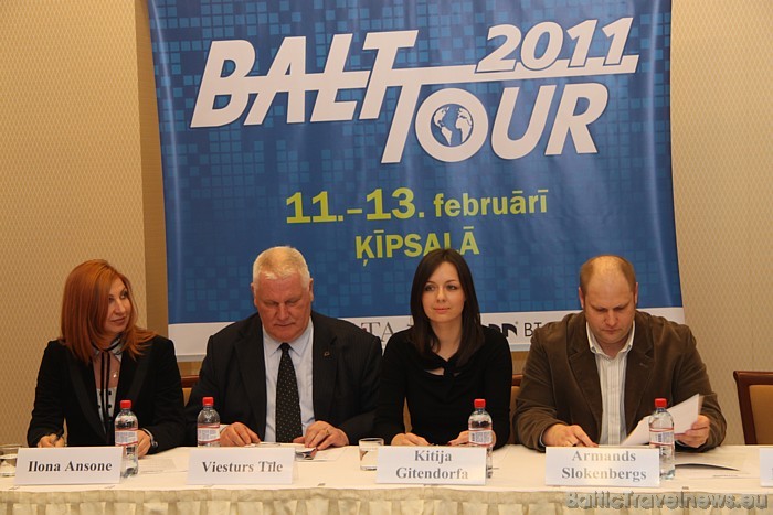 07.02.2011 viesnīcā Avalon Hotel notika preses konference par 18. starptautisko tūrisma izstādi–gadatirgu Balttour 2011 54779