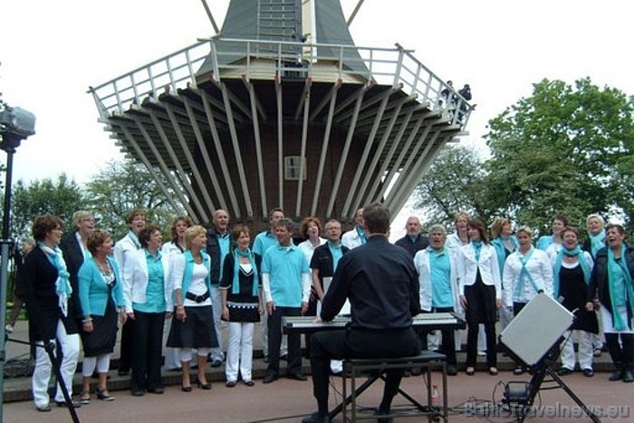 Bieži parkā iespējams dzirdēt arī dažādas uzstāšanās un muzikālus priekšnesumus
Foto: PR Keukenhof 54898