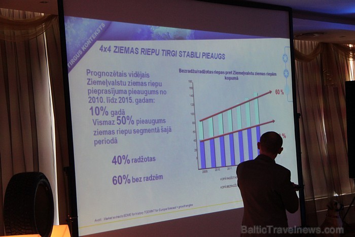 Riepu ražotājs Michelin 9.03.2011 prezentēja Baltic Beach Hotel viesnīcā jaunākos riepu modeļus un priekšrocības pret citiem riepu ražotājiem 56826