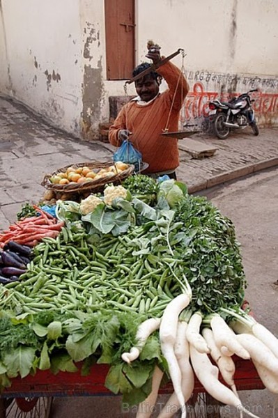Par 1 Ls var nopirkt 3kg dažādu dārzeņu pusdienām. Varanasī
Foto: Guna Bērziņa 57073