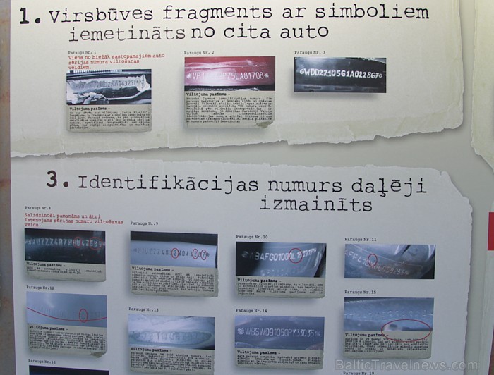 17.03.2011 Rīgas Motormuzejā atklāta jauna, netradicionāla izstāde «Pat nemēģini! Pieķers!» Ekspozīcijā apskatāmas CSDD darbinieku izņemtās viltotās a 57230