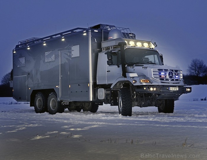 Luksus kempinga vāģis uz Mercedes Zetros bāzes 57560