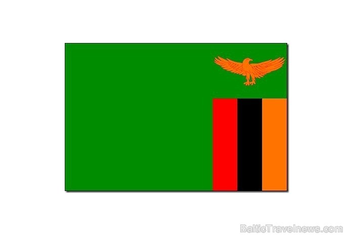9. vietu ieņem Zambija. Zaļā krāsa simbolizē dabas bagātības, sarkanā - izlietās asinis kara laikā, melnā - Zambijas cilvēkus, oranžā - valsts bagātīb 57698