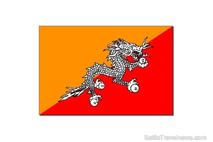 6. vietu ieņem Butāna. Oranžā krāsa simbolizē teokrātisko monarhiju un sarkanā krāsa - budistu reliģiju. Pūķis simbolizē visu tautu un tas savos nagos 57701