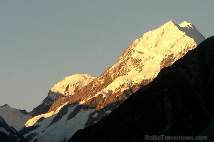 Cook kalns vai Aoraki atrodas Jaunzēlandē
Foto: Marie-Jose 58402