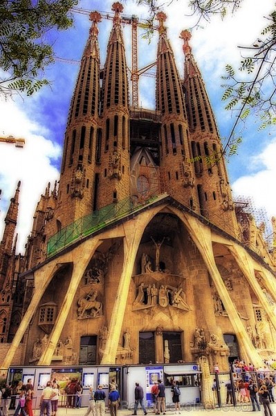 Sagrada Familia Barselonā, Spānijā
Foto: Wolfgang Staudt 59480