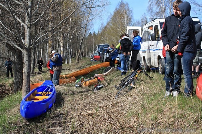 Šodien  Vecslocenes upe  ir lieliska vieta aktīvā tūrisma piekritējiem piedalīties dažādās ūdens atrakcijās.
Foto: Līga Jaunozola 59527