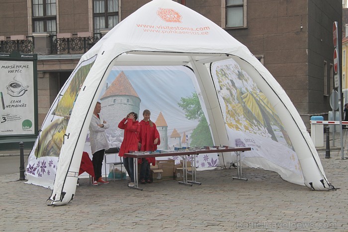 Visitestonia.com ir uzbūvējusi informācijas telti Rīgā 59680